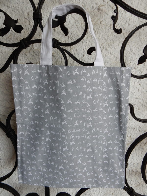 Tasche 'Galanthus' grau – Bild 3