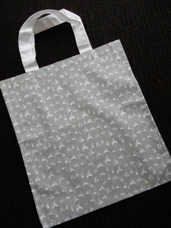 Tasche 'Galanthus' grau – Bild 5