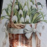 Blechschild 'Schneeglöckchen im Korb' – Bild 4