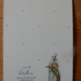 Postkarte Schneeglöckchen mit 2 Wichteln – Bild 2