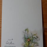 Postkarte Schneeglöckchen mit Schneeballschlacht – Bild 2